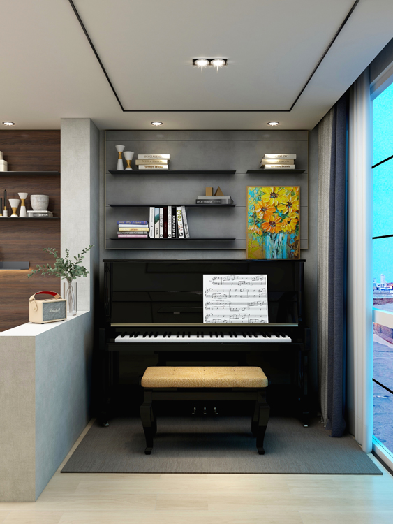 休閑區(qū)背景墻