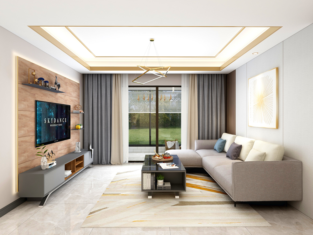 客廳電視背景墻