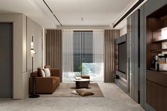 【臻選家裝樣板間】菲格+丨意式極簡(jiǎn)·灰拼木紋的沉穩(wěn)高級(jí)感